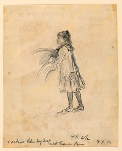 Marian Hague as a Child, 1883
