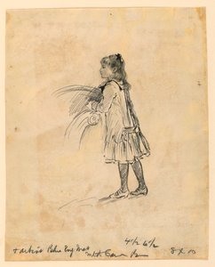 Marian Hague as a Child by Mary A. Hallock Foote