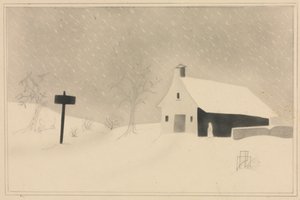 Snow Storm in Vermont by Mary Altha Nims