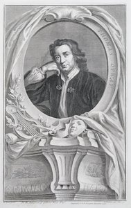 Thomas Otway, engraved by Jacobus Houbraken by Mary Beale