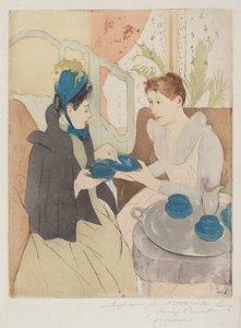 Afternoon Tea Party by Mary Cassatt