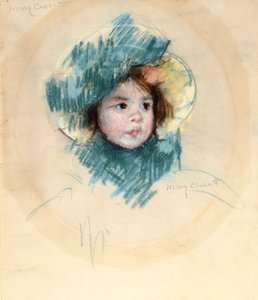 Head of Margot by Mary Cassatt