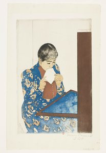 The Letter by Mary Cassatt