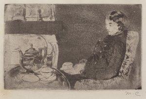 Lydia at Afternoon Tea by Mary Cassatt