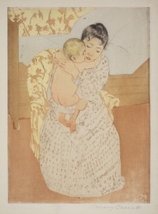 Maternal Caress by Mary Cassatt