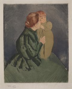 Peasant Mother and Child by Mary Cassatt