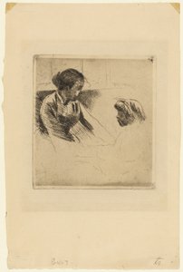Susan and Child Facing Each Other by Mary Cassatt