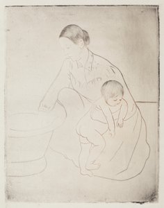 The Bath by Mary Cassatt
