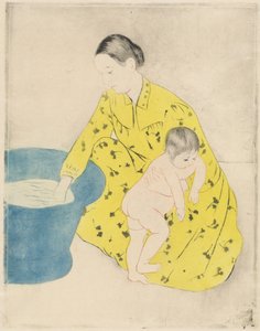 The Bath, 1890-1891 by Mary Cassatt