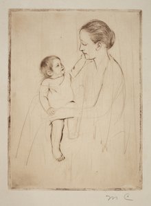 The Caress by Mary Cassatt