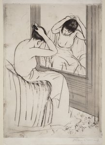 The Coiffure by Mary Cassatt
