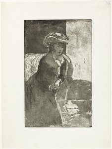 The Corner of the Sofa, No. 3 by Mary Cassatt
