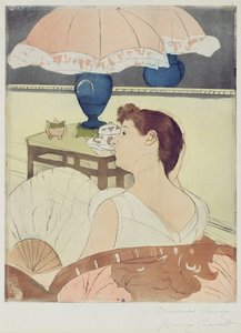 The Lamp, 1891 by Mary Cassatt