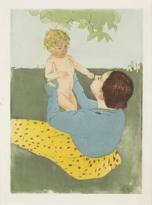 Under the Horse-Chestnut Tree by Mary Cassatt