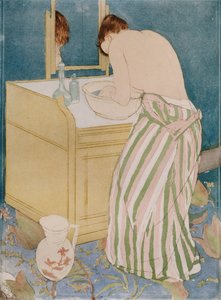 Woman Bathing, 1890-91 by Mary Cassatt