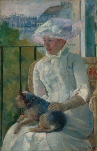 Young Girl at a Window by Mary Cassatt