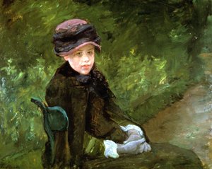 Young Lady in the Park, c. 1880