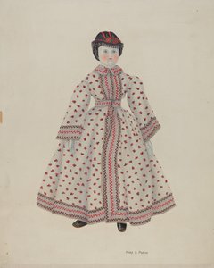 Doll with China Head by Mary D. Porter