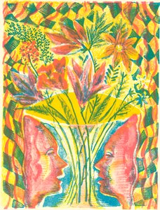 Faces and Flowers by Mary Kuper
