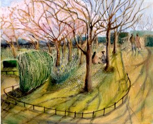 Japanese tourists, Regents Park by Mary Kuper