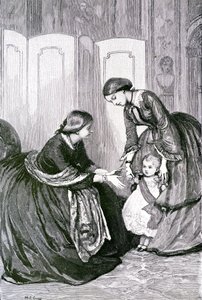 The Queen and Her Little Grandson Prince Wilhelm of Prussia by Mary L. Gow