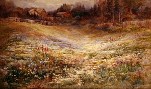 A Meadow in the Alps by Mary Stevens