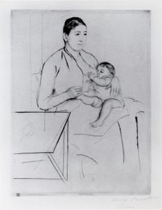 Nursing by Mary Stevenson Cassatt