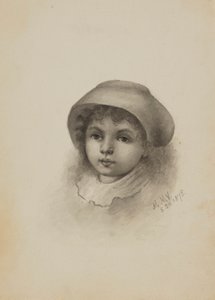 Untitled (Head of a Child with Hat)