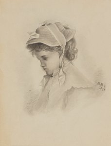 Untitled Head of a Child Looking Down