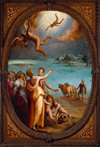 The Fall of Icarus by Maso da San Friano