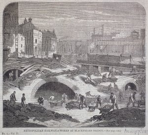 Blackfriars Bridge, London by Mason Jackson