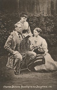Charles Dickens Reading to His Daughters by Mason and Co.