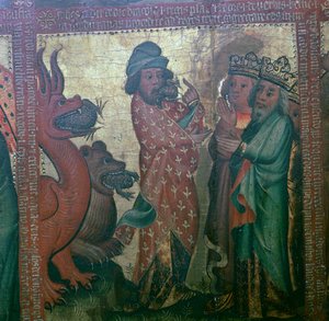 Panel forty-four of the Altar of the Apocalypse, 15th century