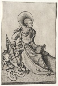 The Evangelists: St. Luke by Master ES