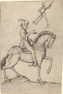 The Knight of Men by Master E.S.