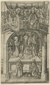 The Large Einsiedeln Madonna by Master E.S.
