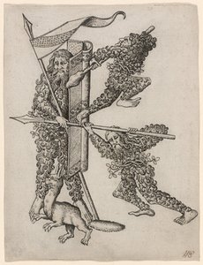 The Letter "K" by Master E.S.