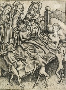 The Temptation of Avarice by Master ES