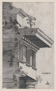 Speculum Romanae Magnificentiae: Doric Order by Master GA