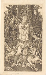 Saint George Standing by Master H.L.