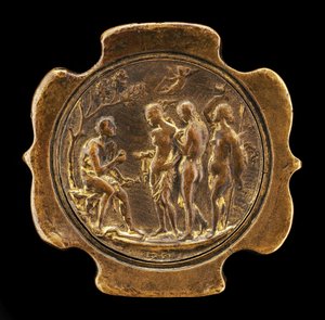 Sword Pommel with Inset Plaquette of The Judgment of Paris, second half 15th century