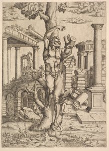 Man Against a Tree, ca. 1543-44