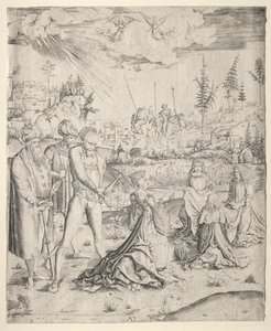 The Martyrdom of St. Catherine by Master MZ