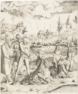 The Martyrdom of St. Catherine by Master MZ