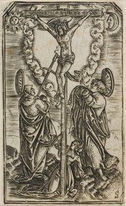 Christ on the Cross by Master S