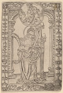 Saint Barbara by Master S