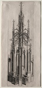Design for a Gothic Fountain, c. 1470