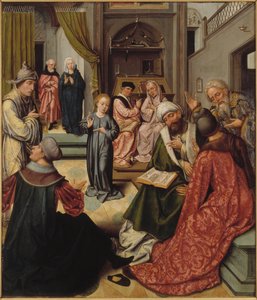 Christ among the Doctors by Master of 1518.