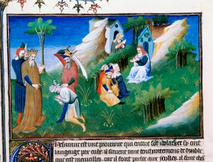 The King of Kashmir Dispenses Justice by Master of Boucicaut