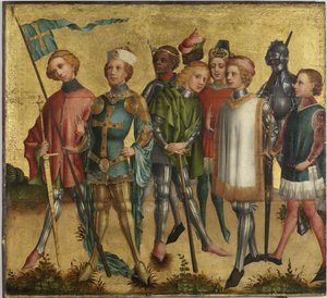 Saint Gereon of Cologne with soldiers, ca 1460 by Master of Cologne